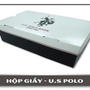 Hộp giày U.S Polo - In Bao Bì Giấy HotPrint - Công Ty TNHH Tập Đoàn Hoàng Thị